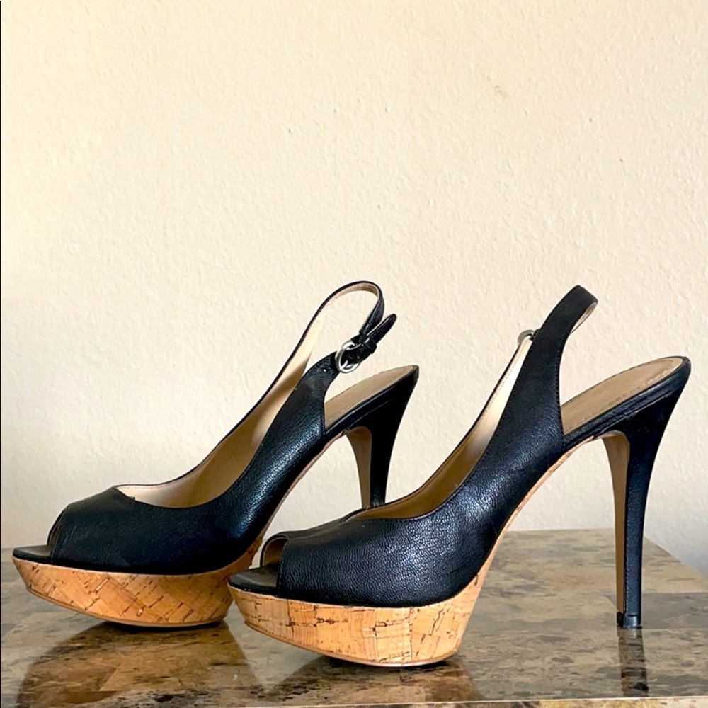 Black Sling backs